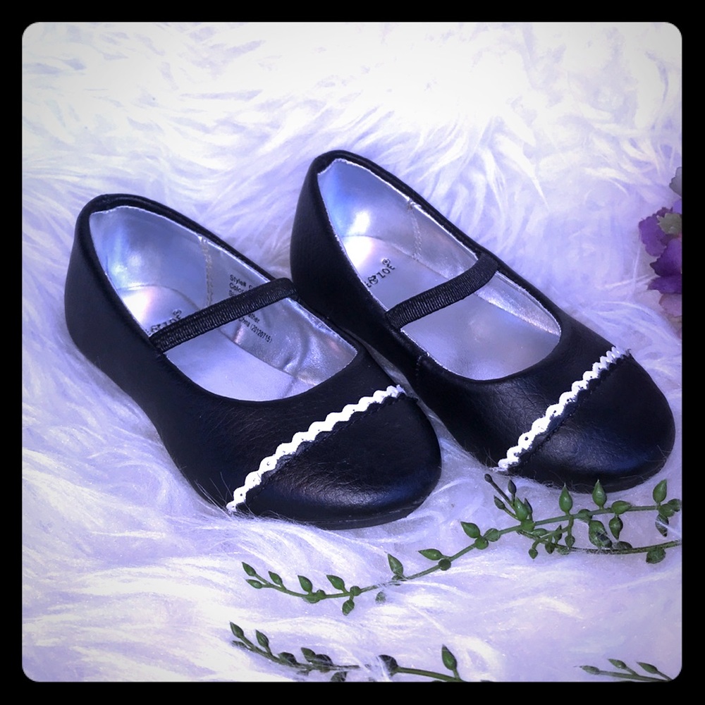 Baby girl Maggie & Zoe black Flats 7